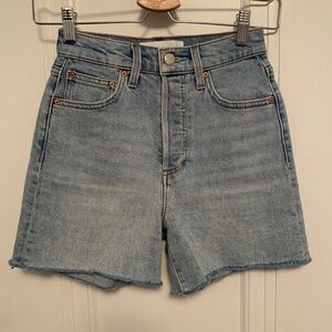 Denim Forum The '50s Arlo Mid Thigh Shorts (Size 24)